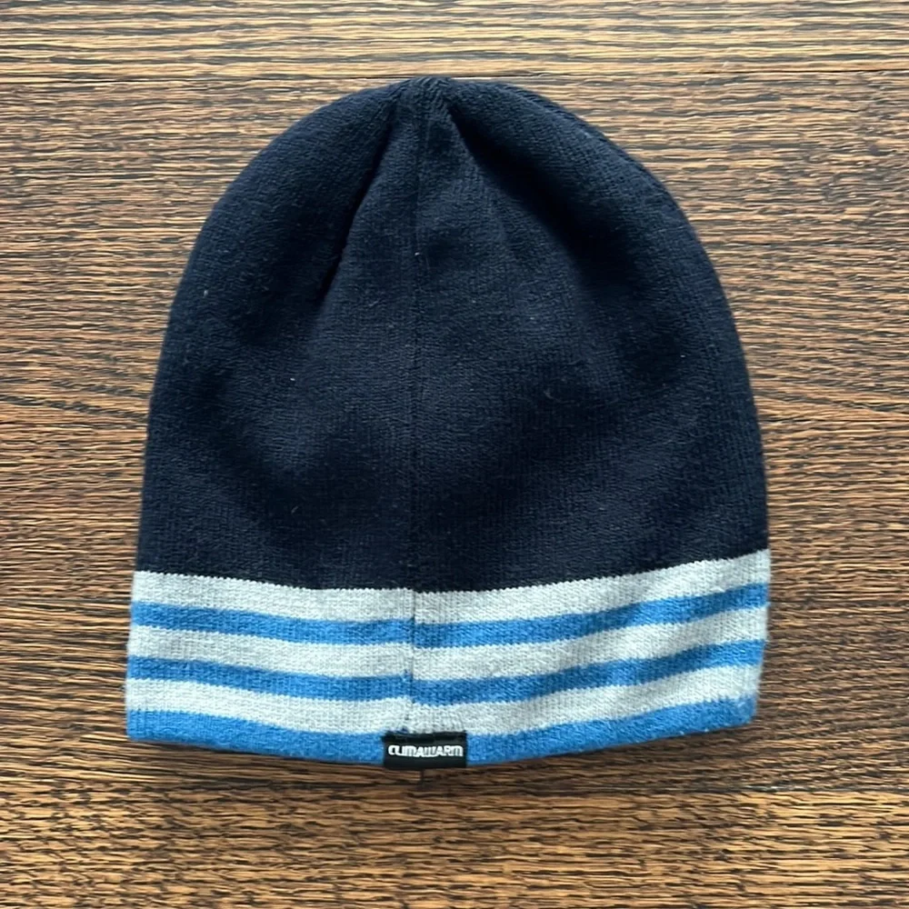 Kids Adidas Striped Winter Hat